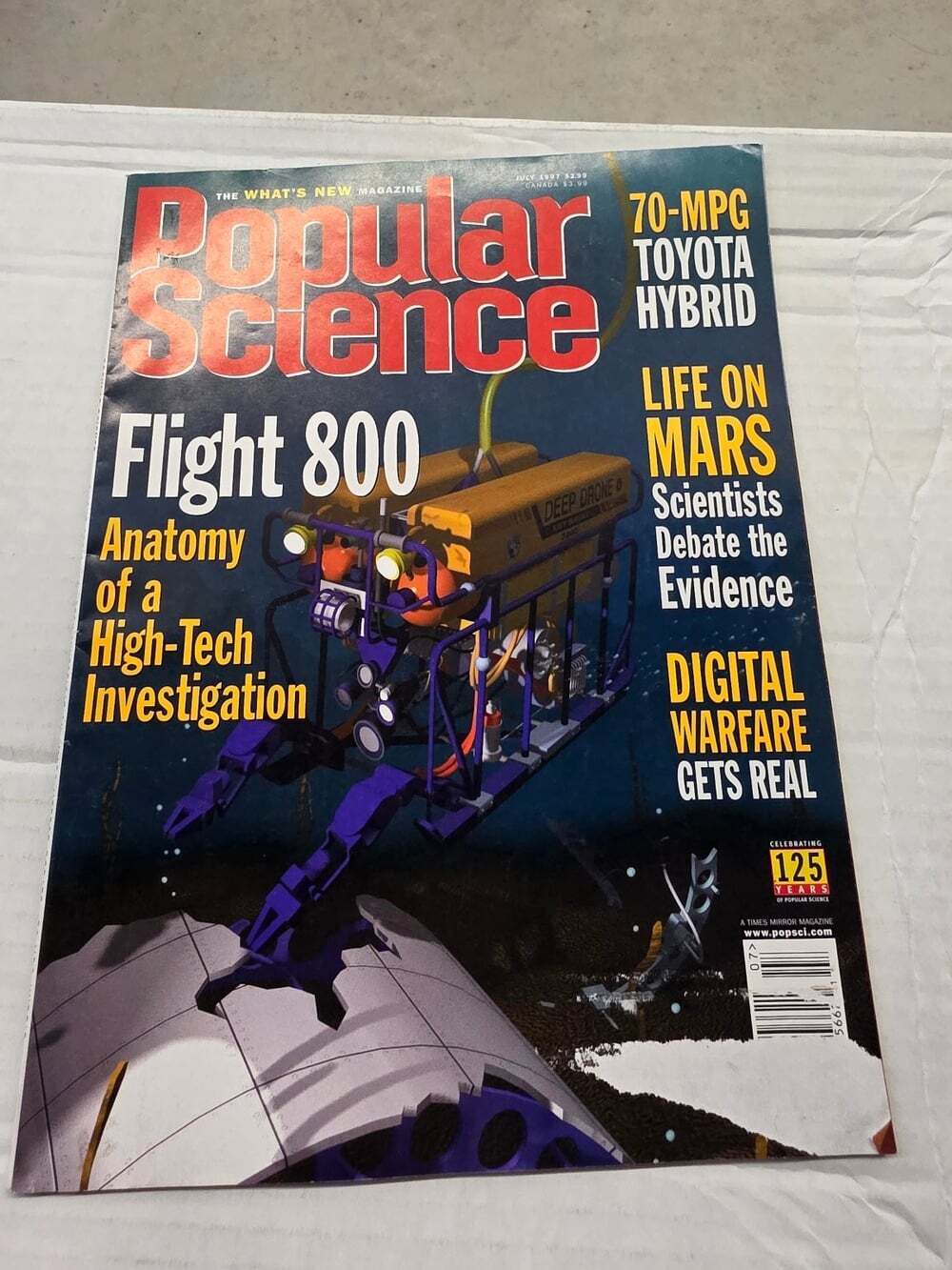Popular Science July 1997 Flight 800 Mars Hybrid Magazine Tech
